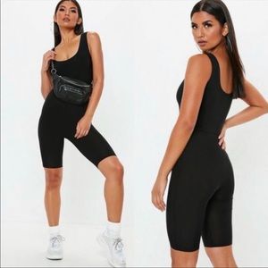 Missguided Black Slinky Jumpsuit. NWT.